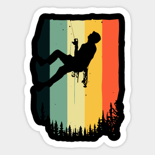 Cool Rock Climbing For Gift Men Women Mountain Climber bouldering Sticker